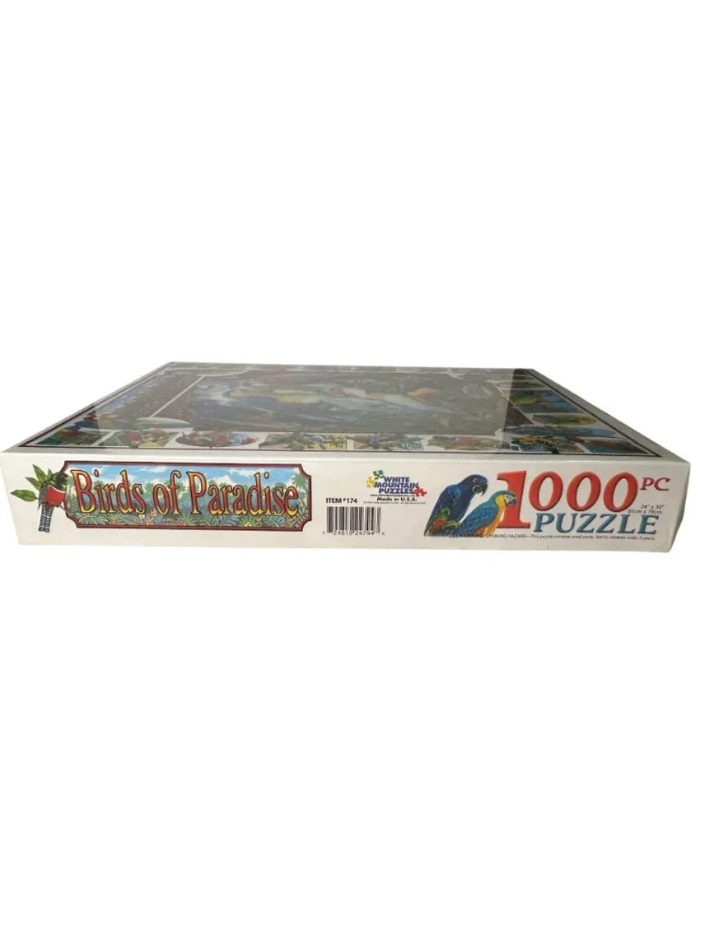 NEW Birds Of Paradise 1000 Piece Puzzle White Mountain Puzzles Tropical Bird USA